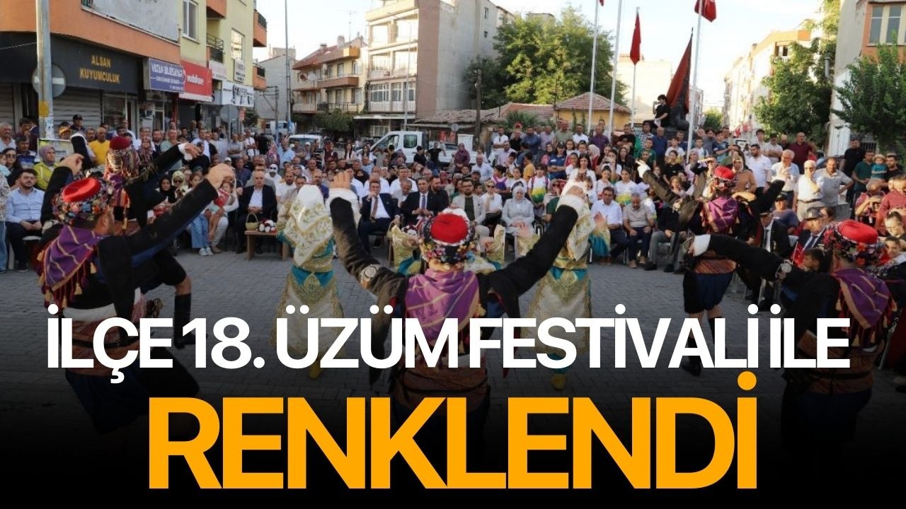 İlçe 18. Üzüm Festivali ile renklendi