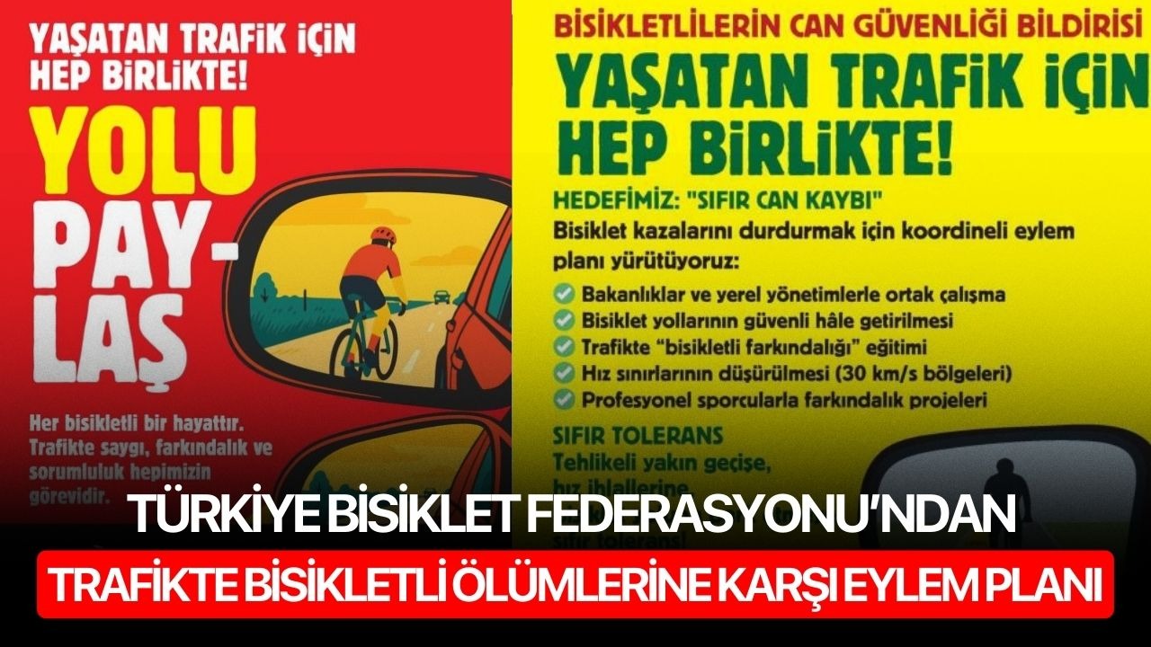 Türkiye Bisiklet Federasyonu’ndan trafikte bisikletli ölümlerine karşı eylem planı