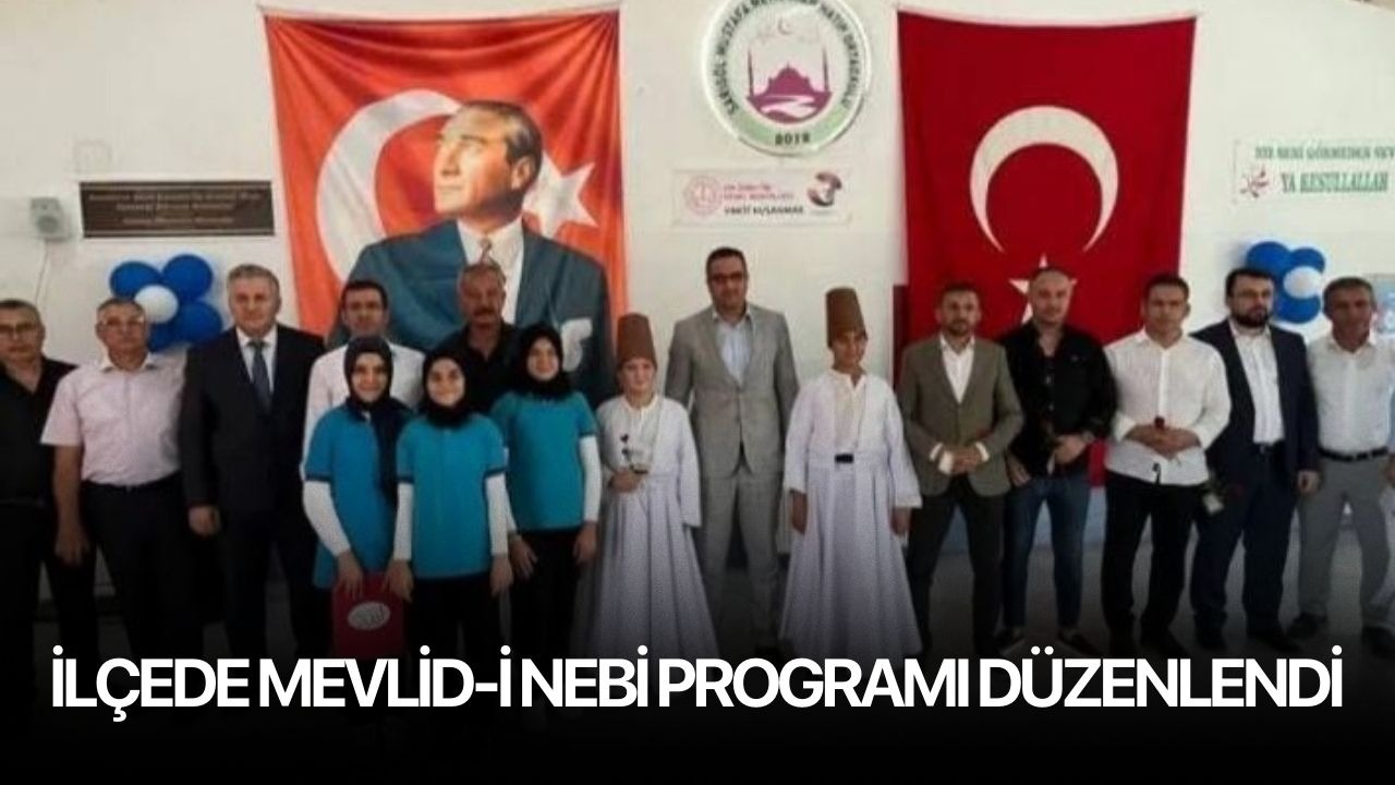 İlçede Mevlid-i Nebi programı düzenlendi