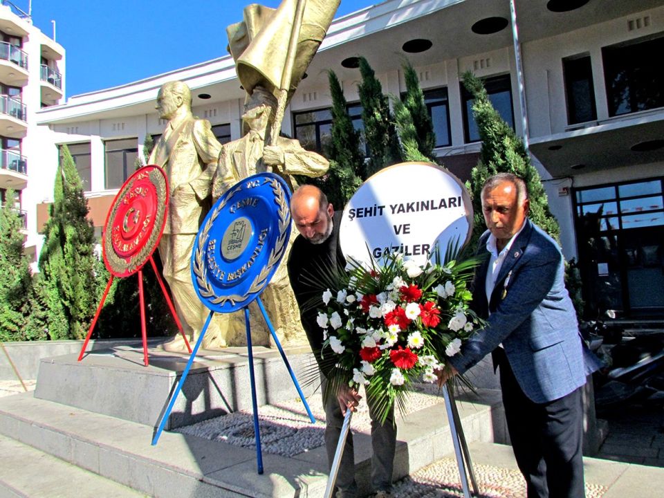Çeşme’de "Gaziler Günü" törenle kutlandı