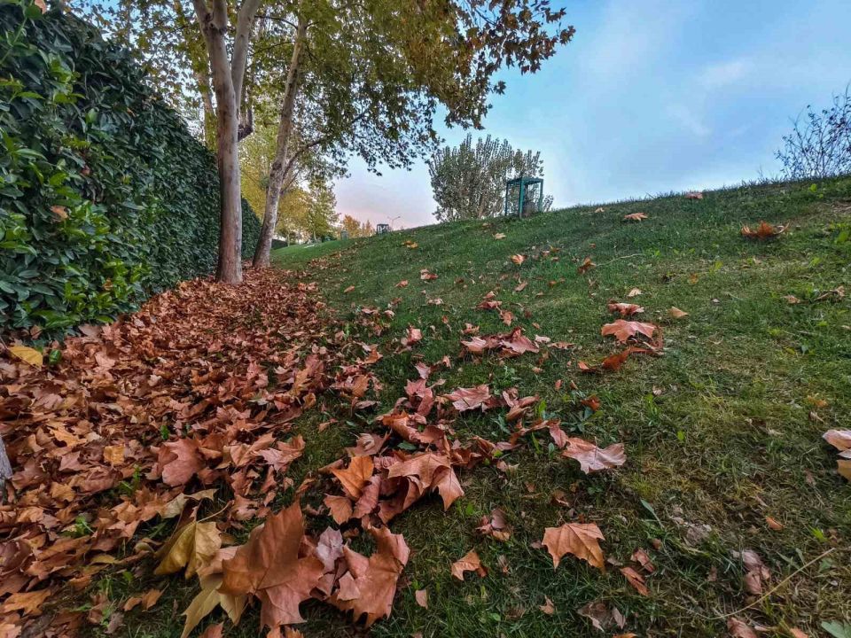 Manisa Kent Park’ta sonbahar büyüsü