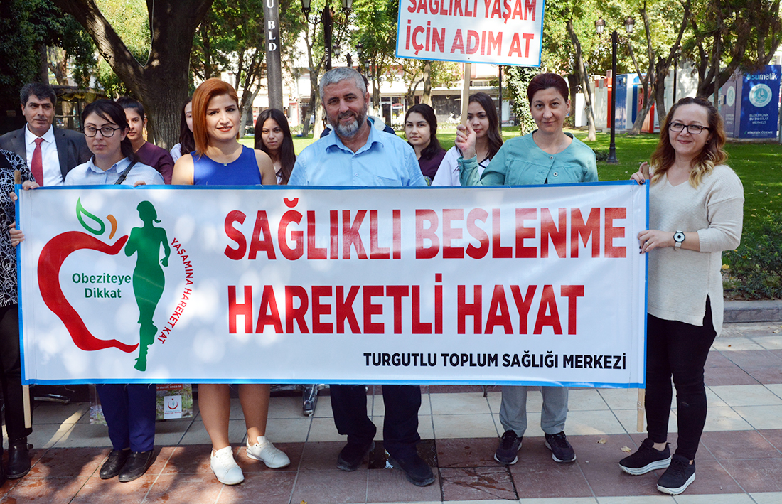 Sağlık için yürüyüş, �Her gün 10 bin adım� GÜNCEL Turgutlu Yankı