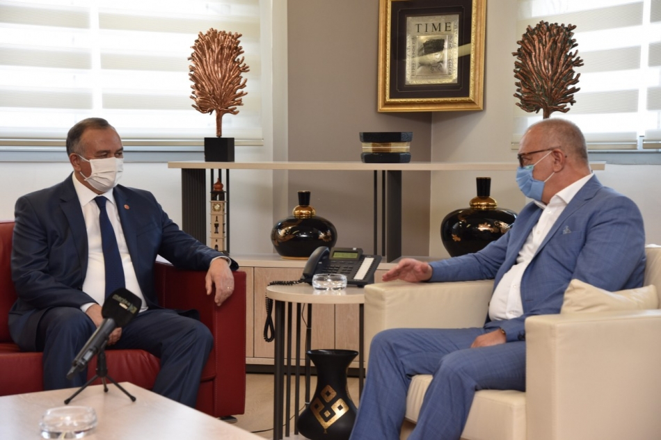 Mhp Grup Baskanvekili Erkan Akcay Dan Baskan Ergun E Ziyaret Guncel Turgutlu Yanki
