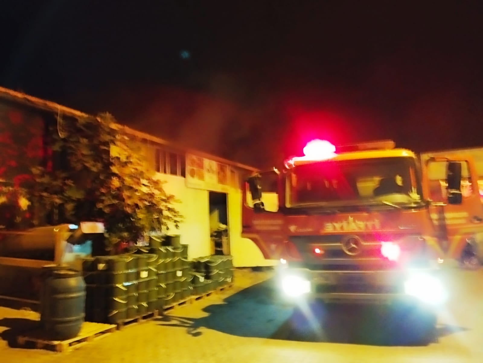 Gıda Çarşısında Yangın