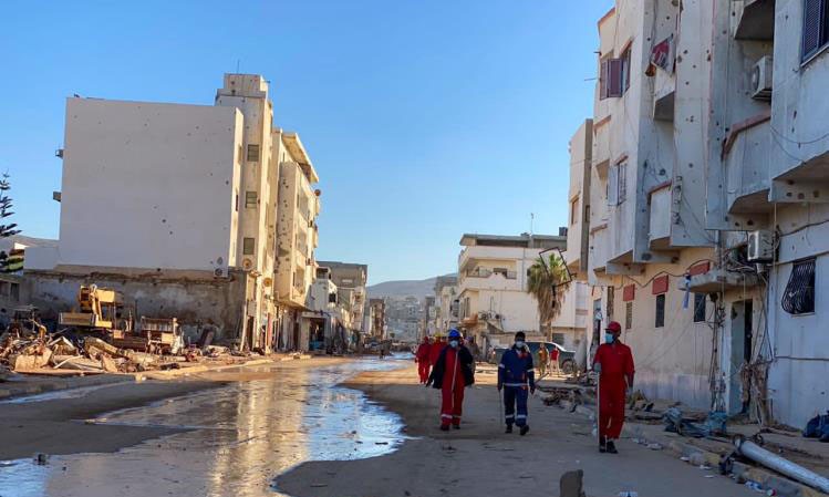 Libya'yı vuran sel felaketinden yeni görüntüler!