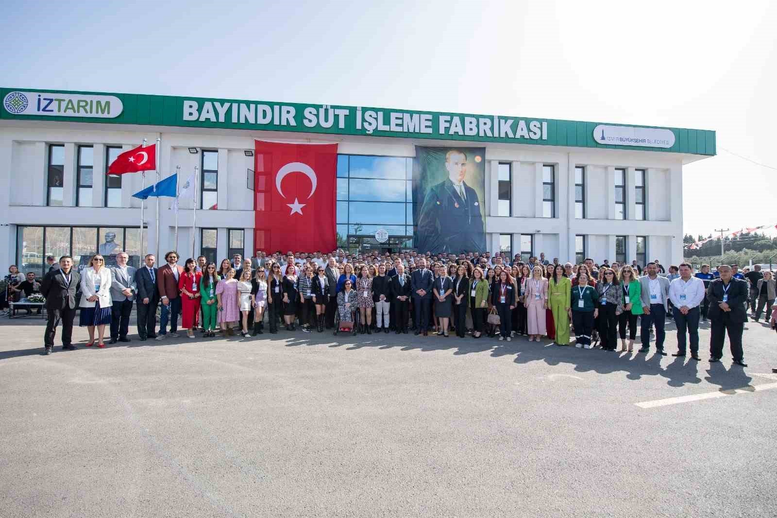 100. Yıl Bayındır Süt İşleme Fabrikası kapılarını açtı