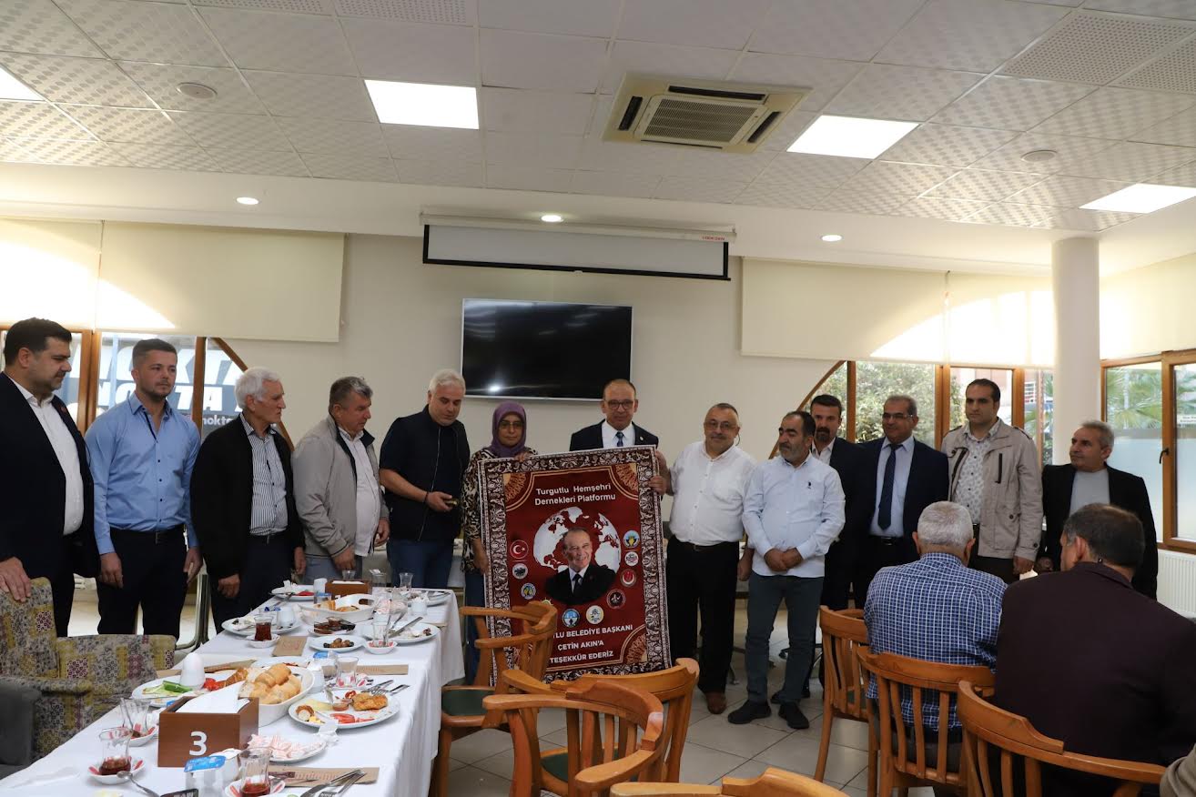 Hemşehri Dernekleri Başkanlarından Başkan Çetin Akın ve Ekibine Teşekkür
