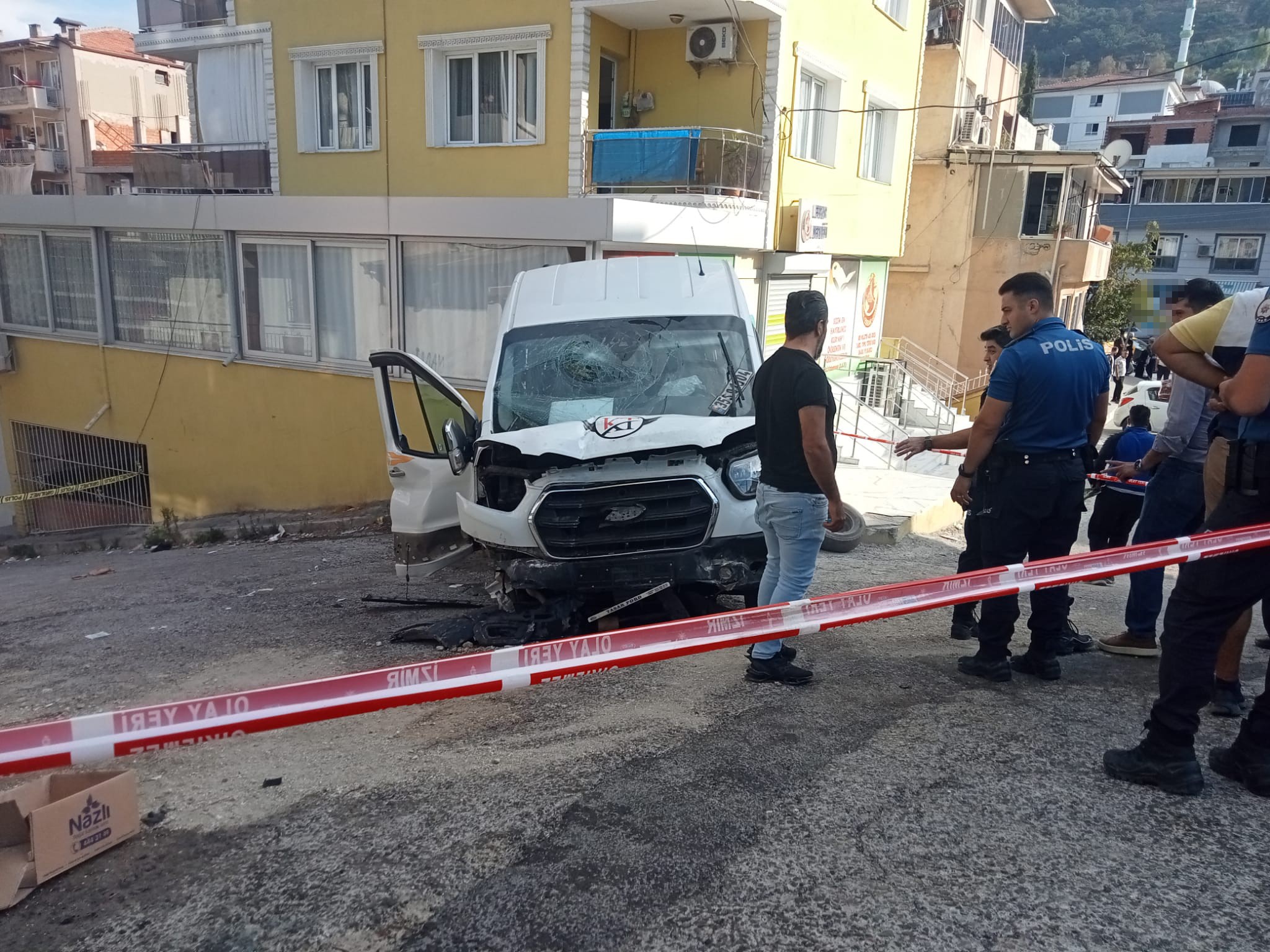 Freni patlayan kamyon korku yaşattı! 7 yaralı
