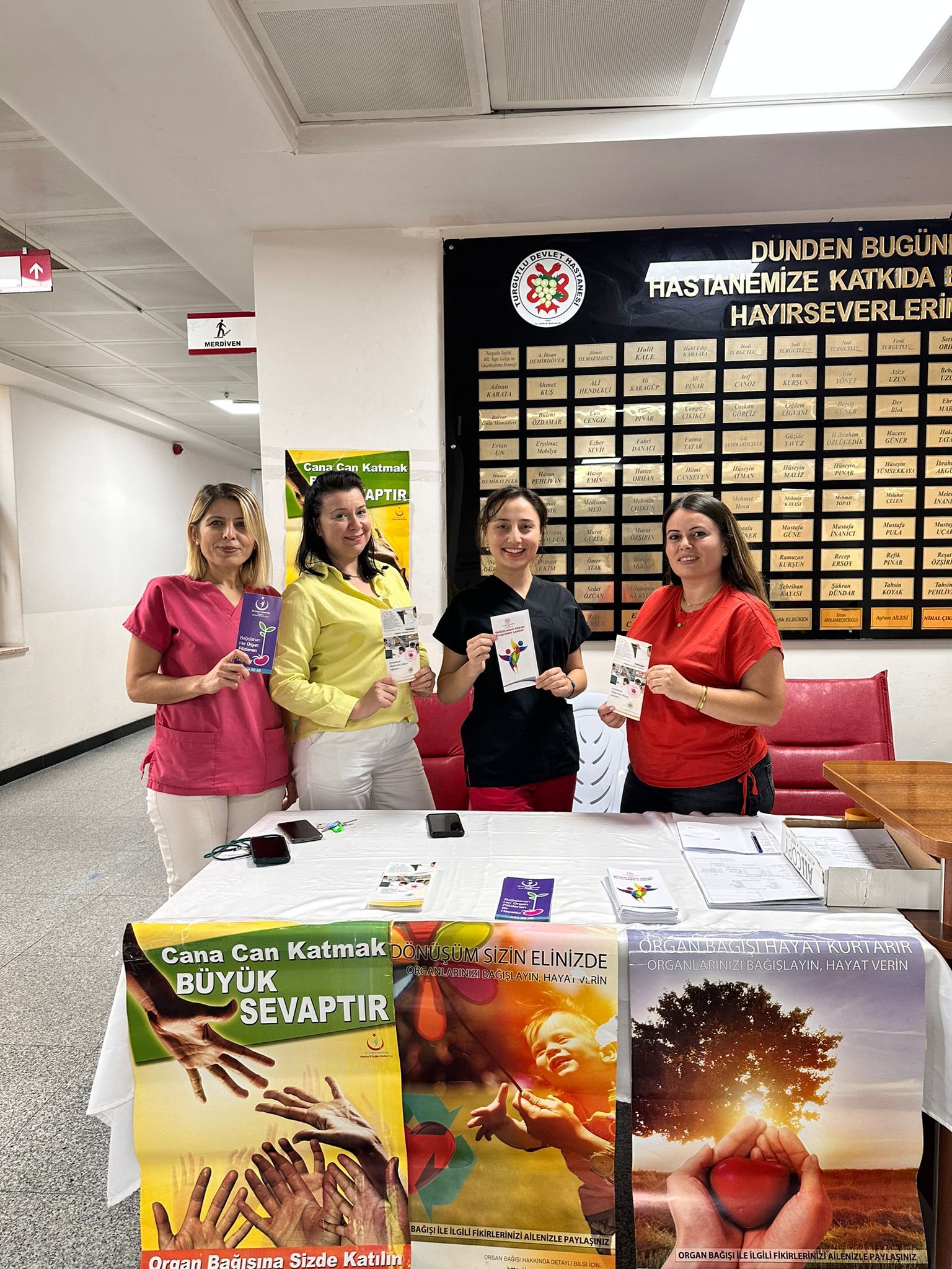 Turgutlu Devlet Hastanesi'nde organ bağışına dikkat çekildi