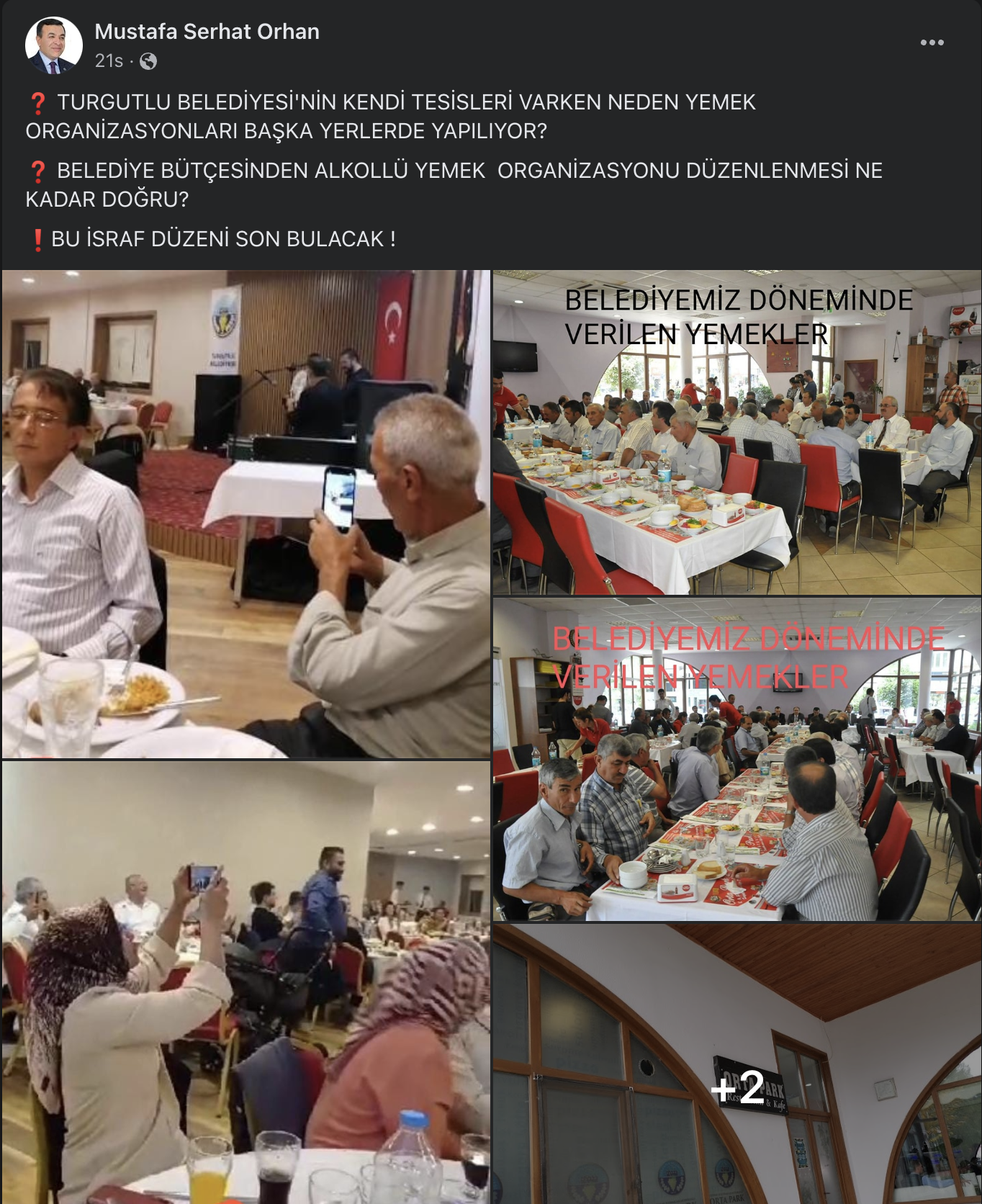 Muhtarlara verilen yemek yerel siyaseti kızıştırdı