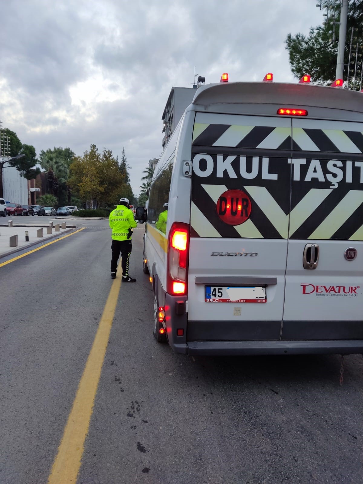 6 okul servis aracına 19 bin 209 lira ceza!
