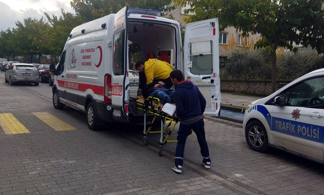 Turgutlu'da kaza: Motosiklet sürücüsü yaralandı