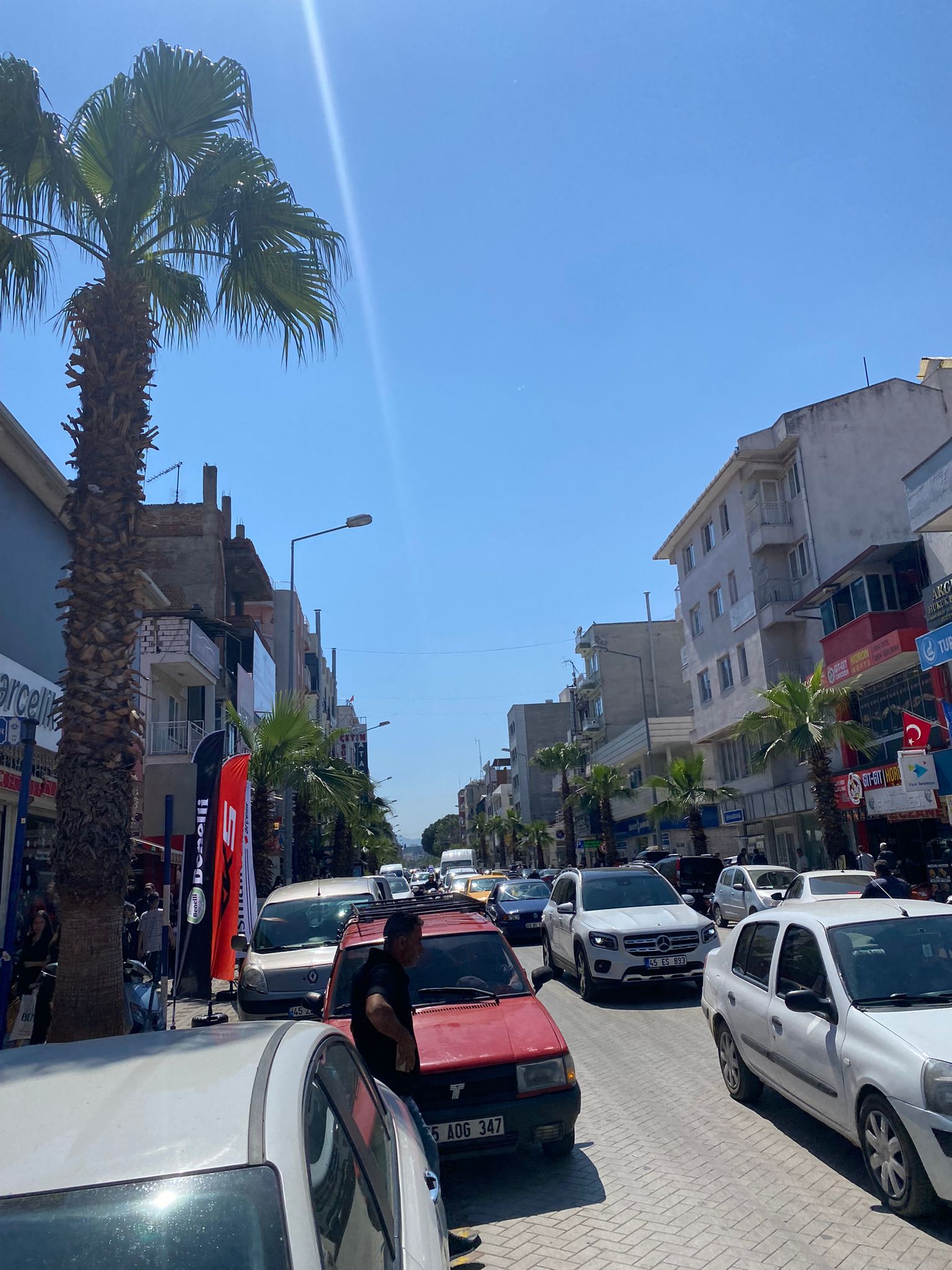 Atatürk Bulvarı'nda  Bayram Yoğunluğu