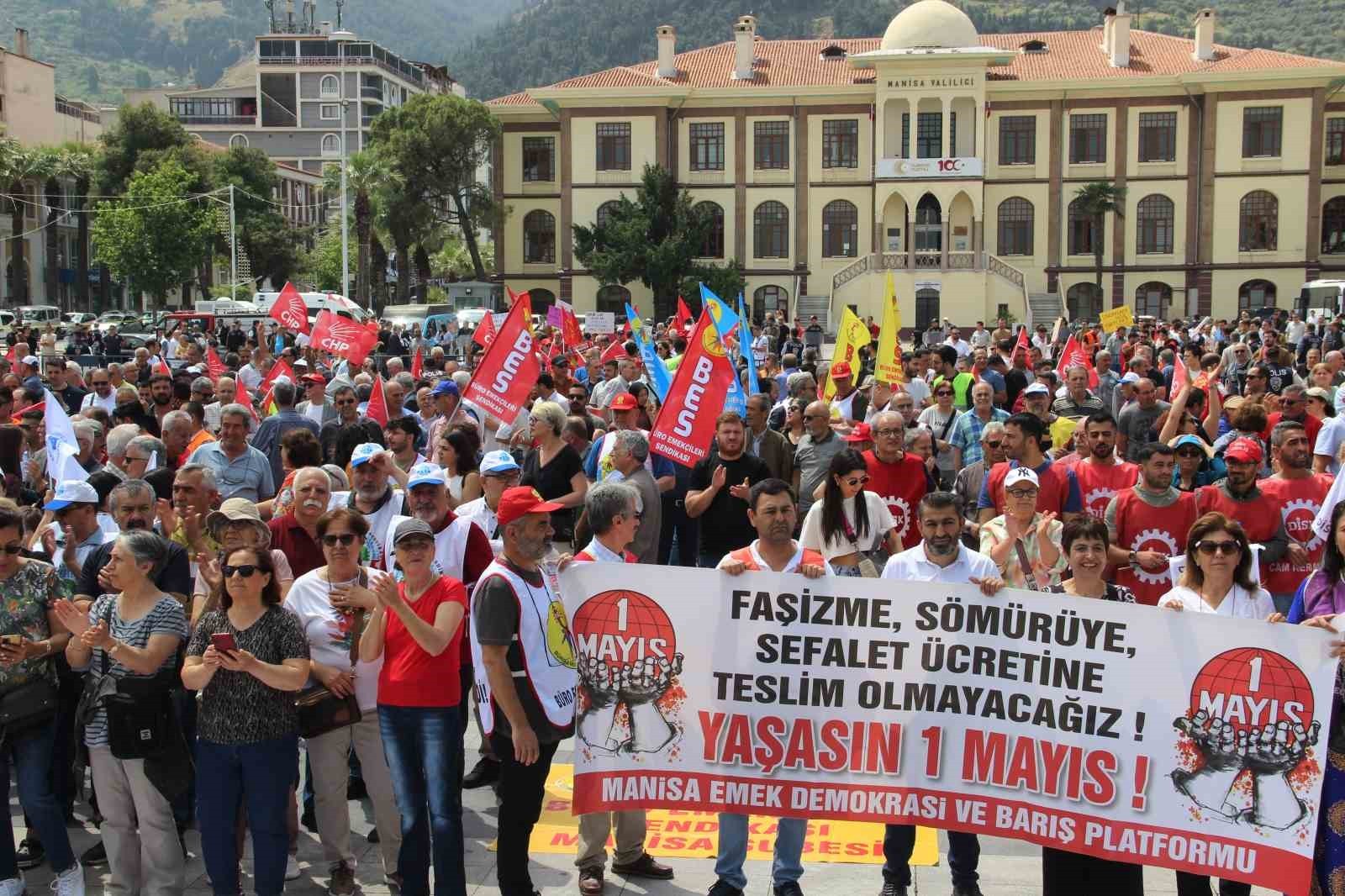 Manisa'da 1 Mayıs coşkusu