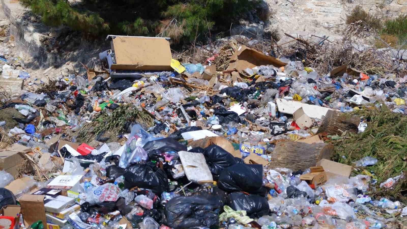 Foça Belediyesi'nin şehir merkezine döktüğü çöplere AK Partili Arslan'dan tepki