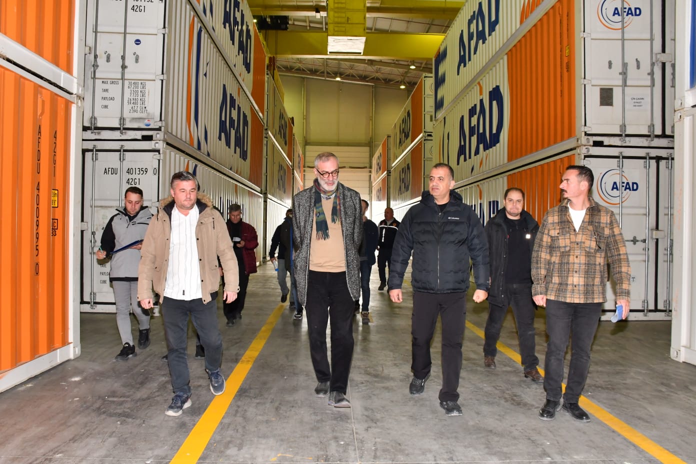 AFAD'ın Bölgesel Lojistik Merkezi İncelendi