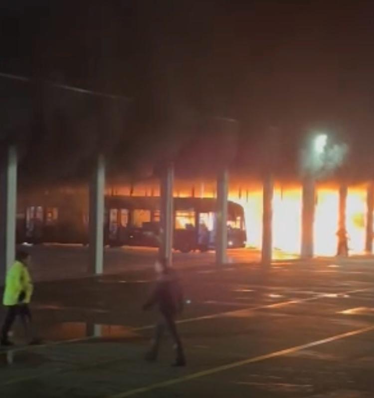 Manisa Terminalinde yangın!