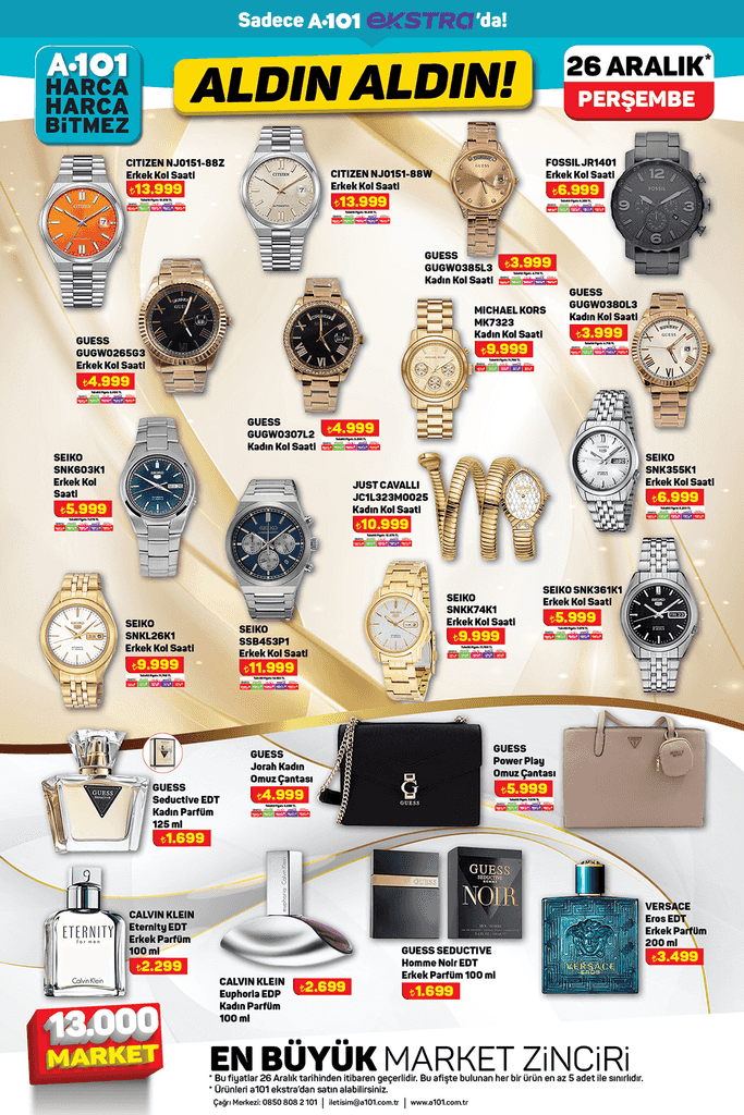 A101 marketten bu haftaya özel yeni ürünler!