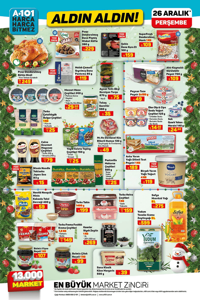 A101 marketten bu haftaya özel yeni ürünler!