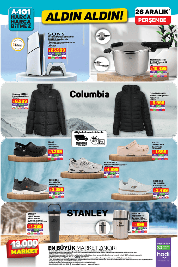A101 marketten bu haftaya özel yeni ürünler!