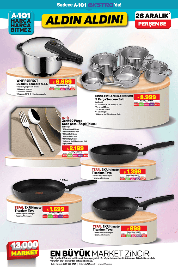 A101 marketten bu haftaya özel yeni ürünler!