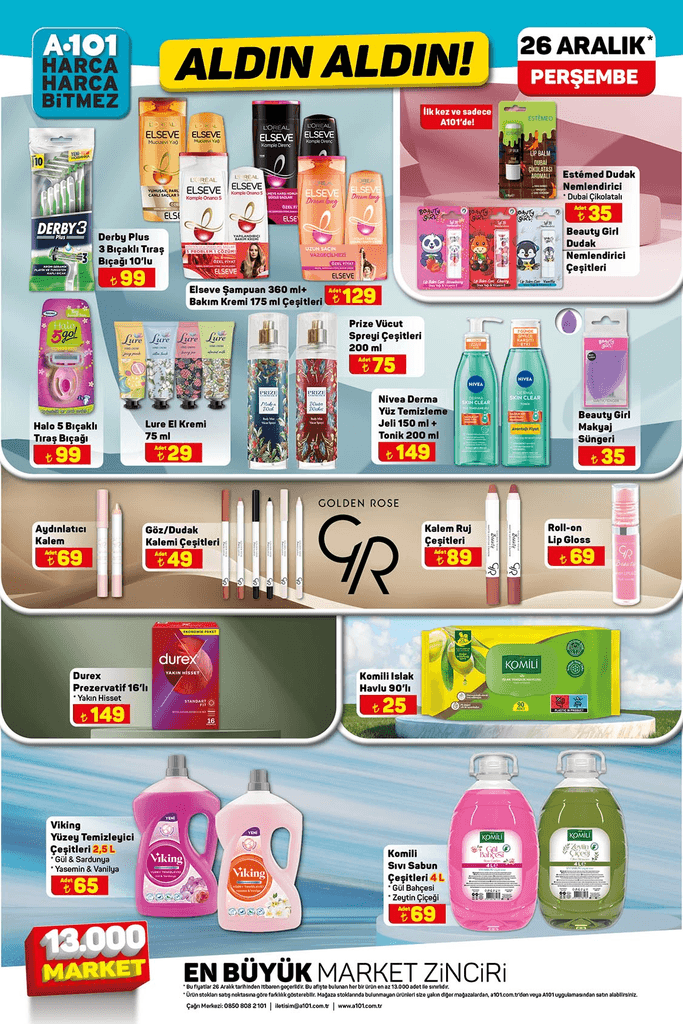 A101 marketten bu haftaya özel yeni ürünler!