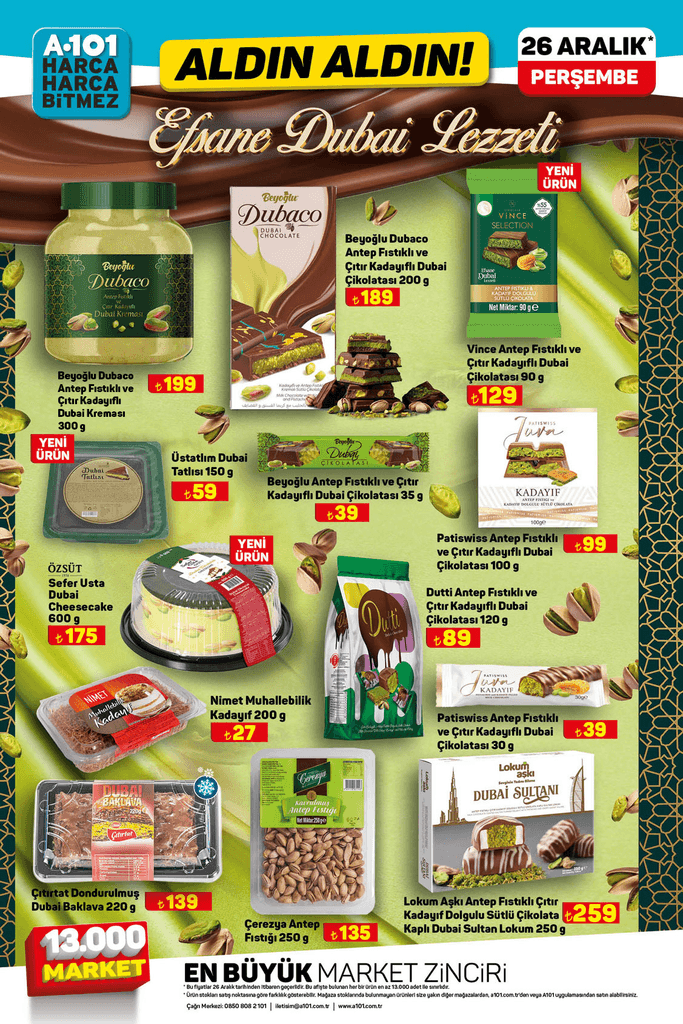 A101 marketten bu haftaya özel yeni ürünler!