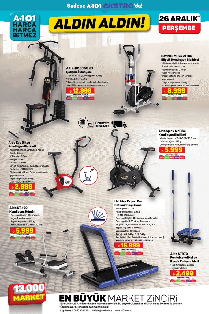 A101 marketten bu haftaya özel yeni ürünler!