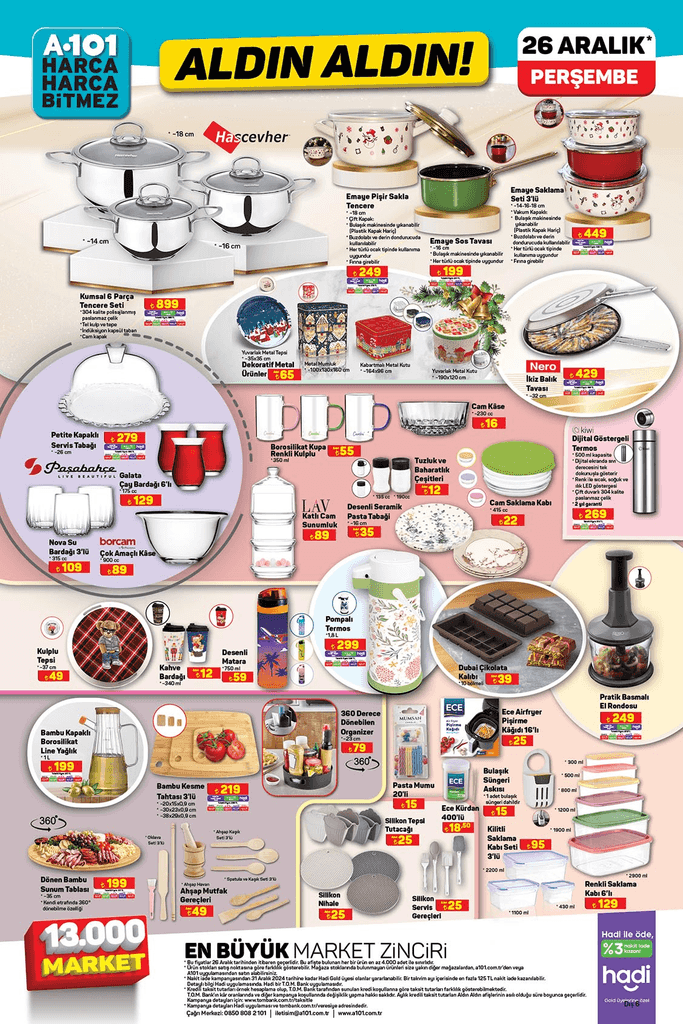 A101 marketten bu haftaya özel yeni ürünler!