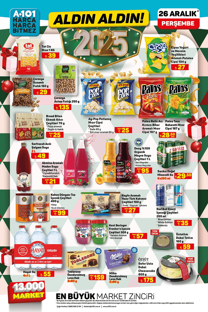 A101 marketten bu haftaya özel yeni ürünler!