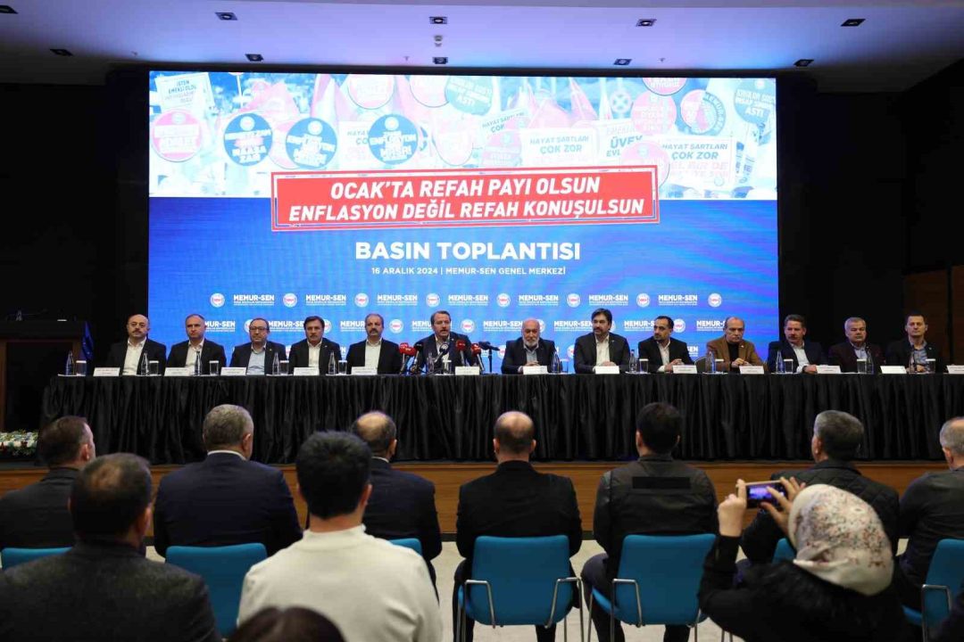 Memur-Sen Başkanı Yalçın: “Artık enflasyon değil, refah konuşulsun istiyoruz”