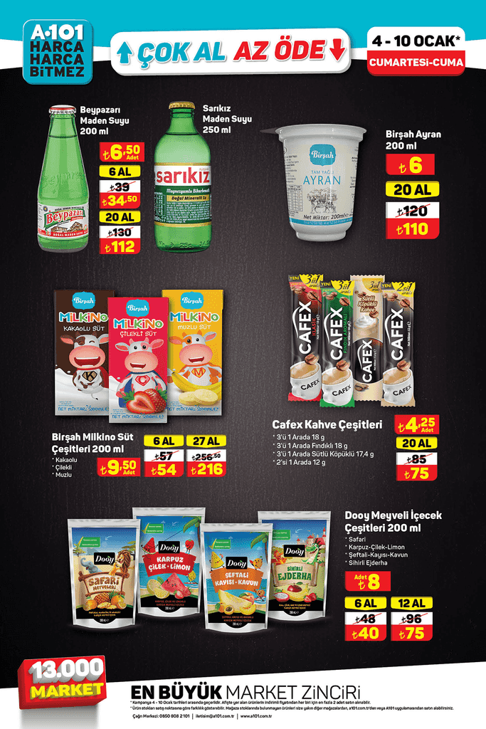 A101 marketten bu haftaya özel yeni ürünler!