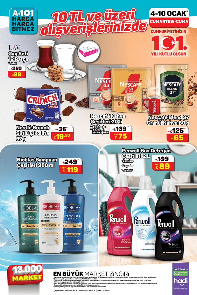 A101 marketten bu haftaya özel yeni ürünler!