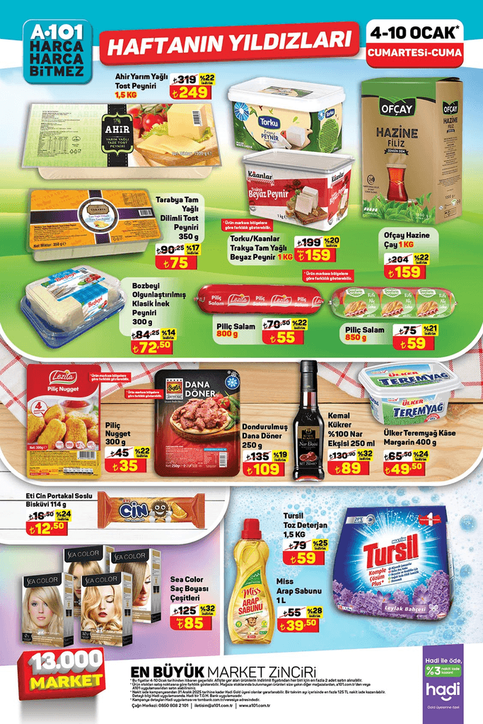 A101 marketten bu haftaya özel yeni ürünler!