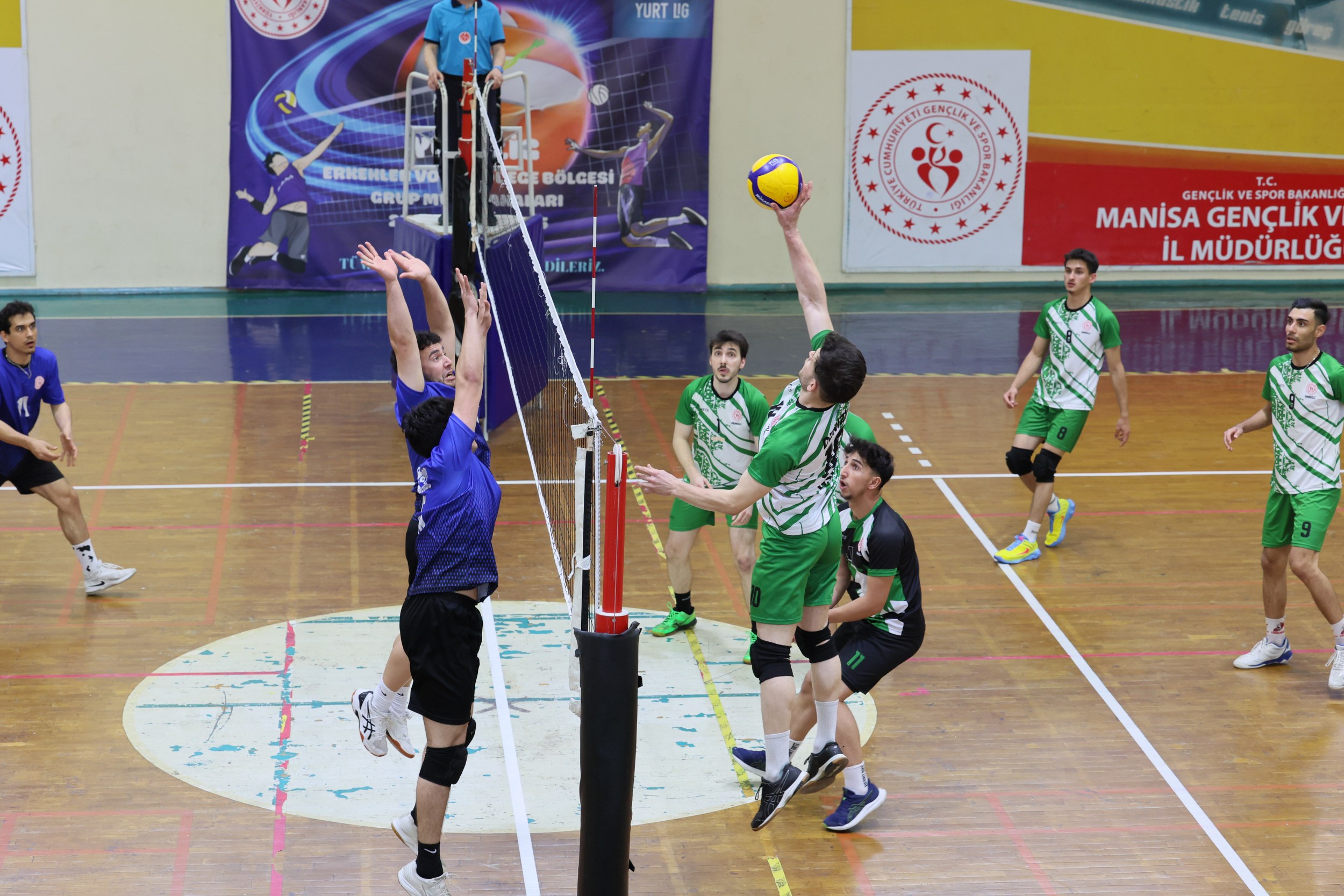 YURTLİG Erkekler Ege Bölge Birinciliği Voleybol Müsabakaları Manisa’da Sona Erdi