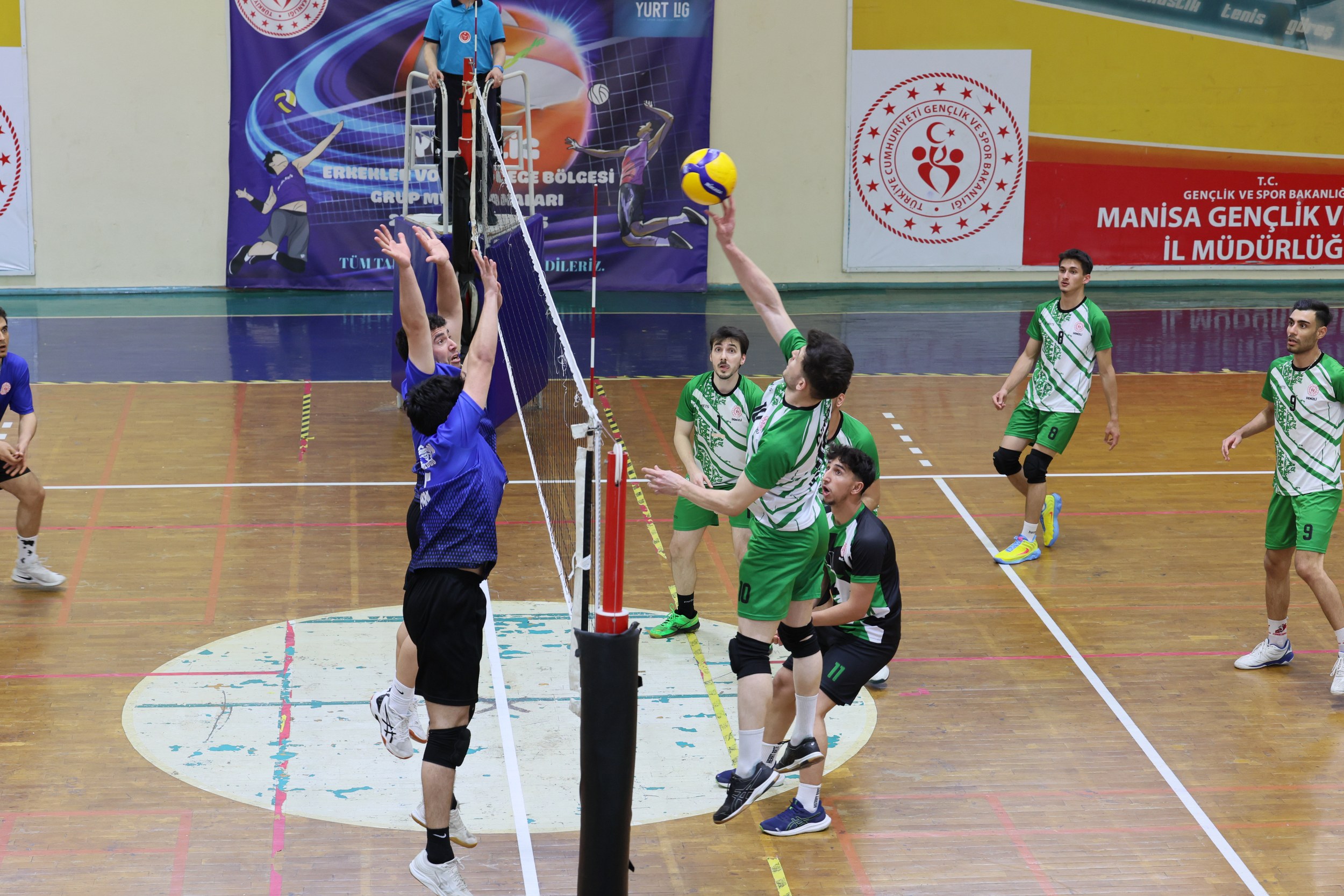 YURTLİG Erkekler Ege Bölge Birinciliği Voleybol Müsabakaları Manisa’da Sona Erdi