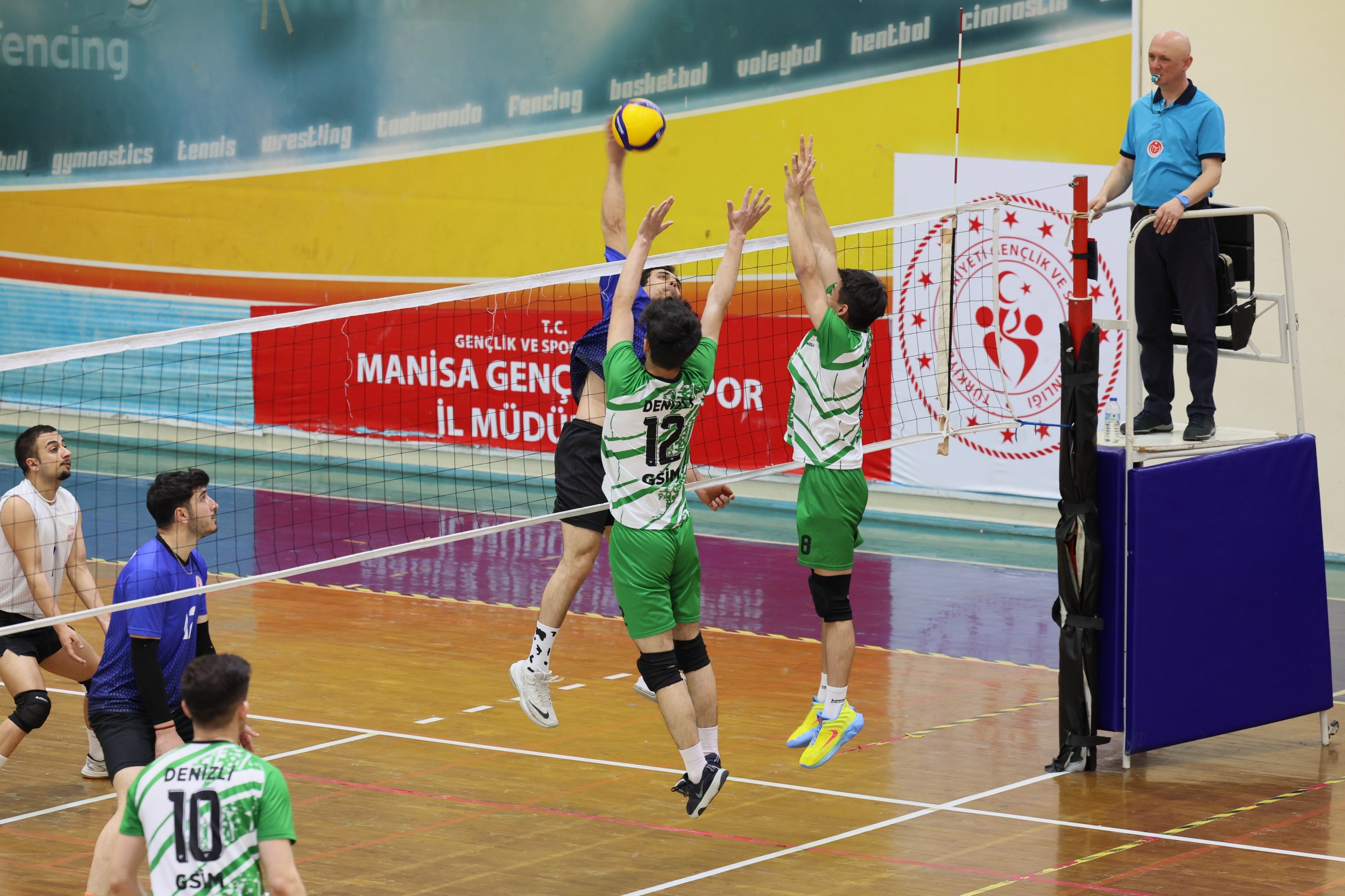 YURTLİG Erkekler Ege Bölge Birinciliği Voleybol Müsabakaları Manisa’da Sona Erdi