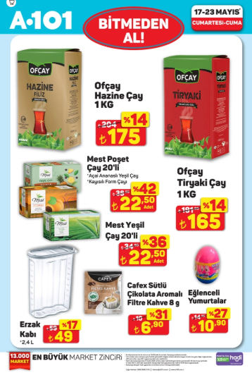 A101 marketten bu haftaya özel yeni ürünler!