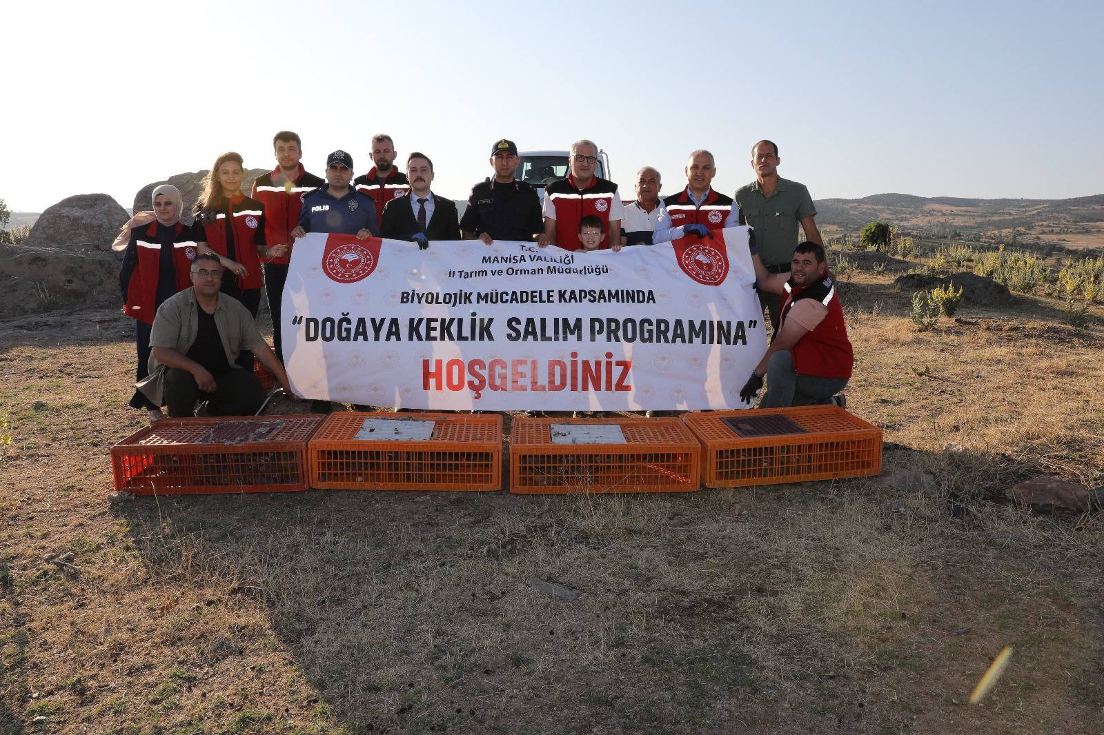 Manisa’da 400 keklik doğaya salındı!