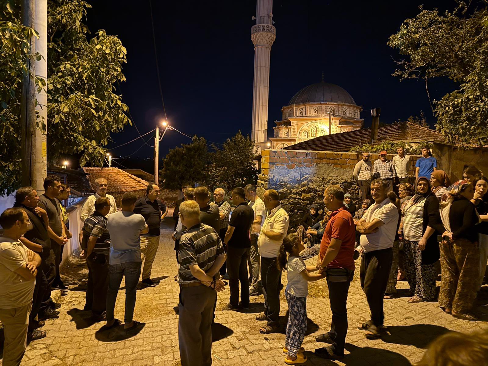 Başkan Dutlulu depremzedeleri ziyaret etti