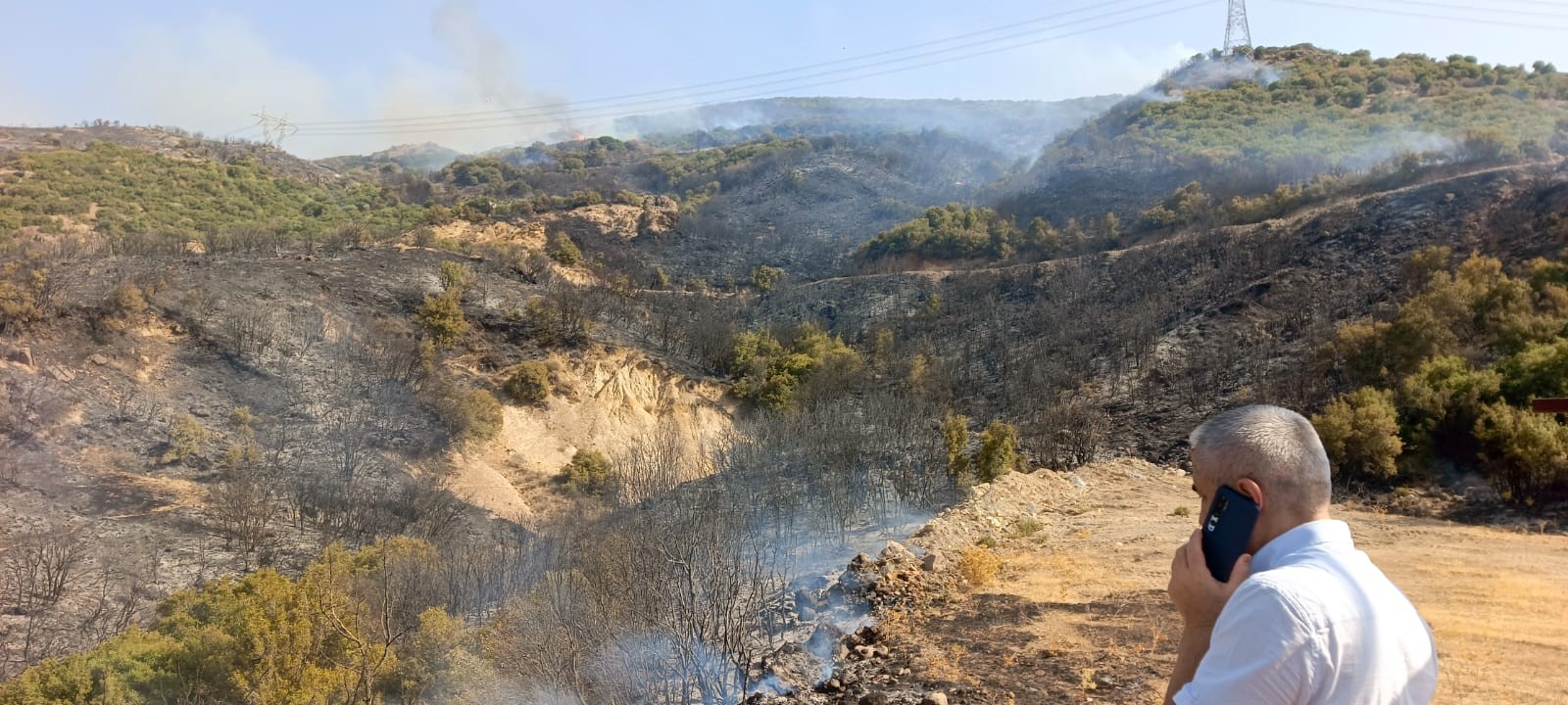 İzmir'de hobi bahçesinden ormana sıçradı: Kontrol altına alındı