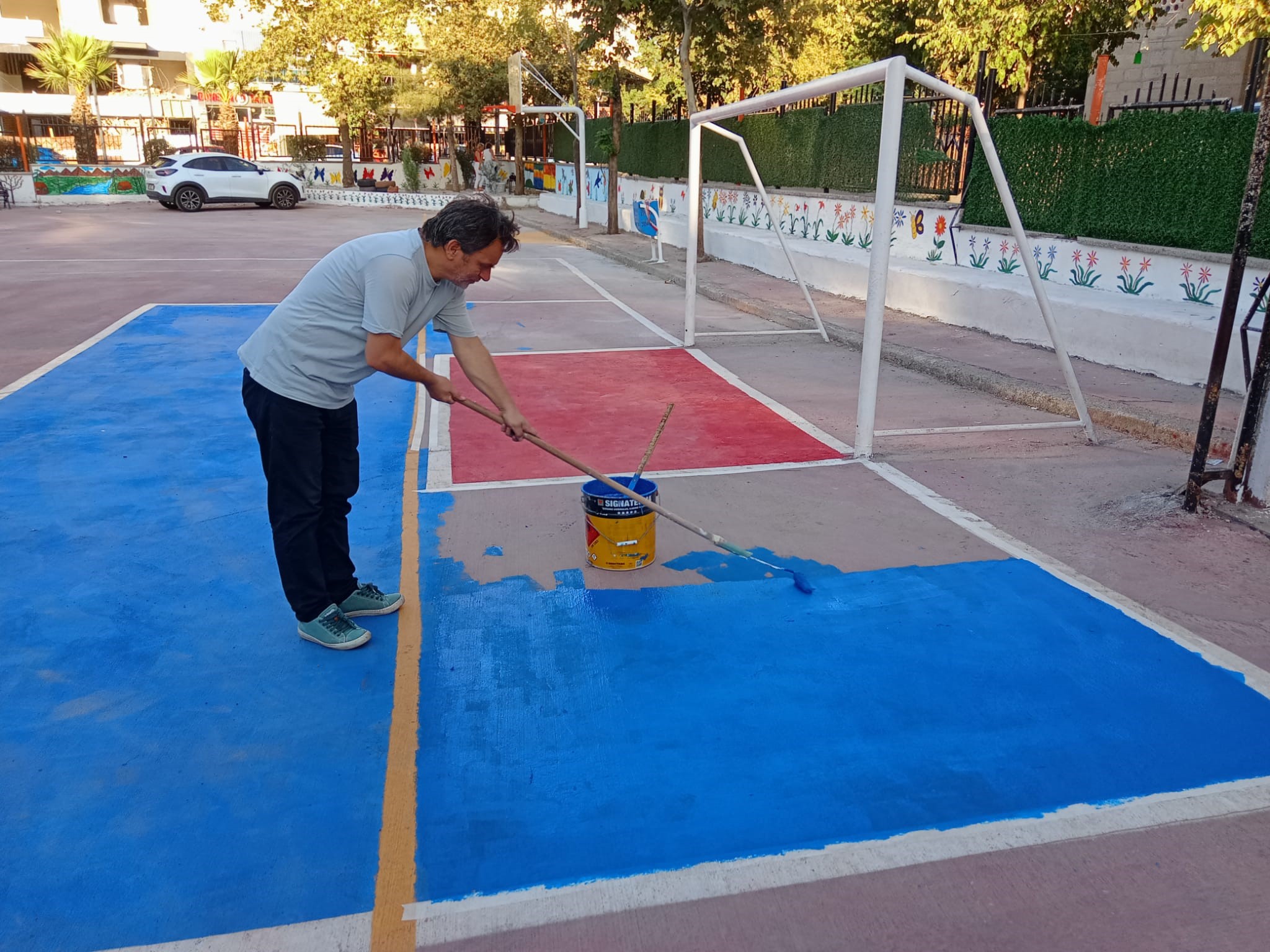 Manisa'da veli ve öğretmenlerden örnek dayanışma