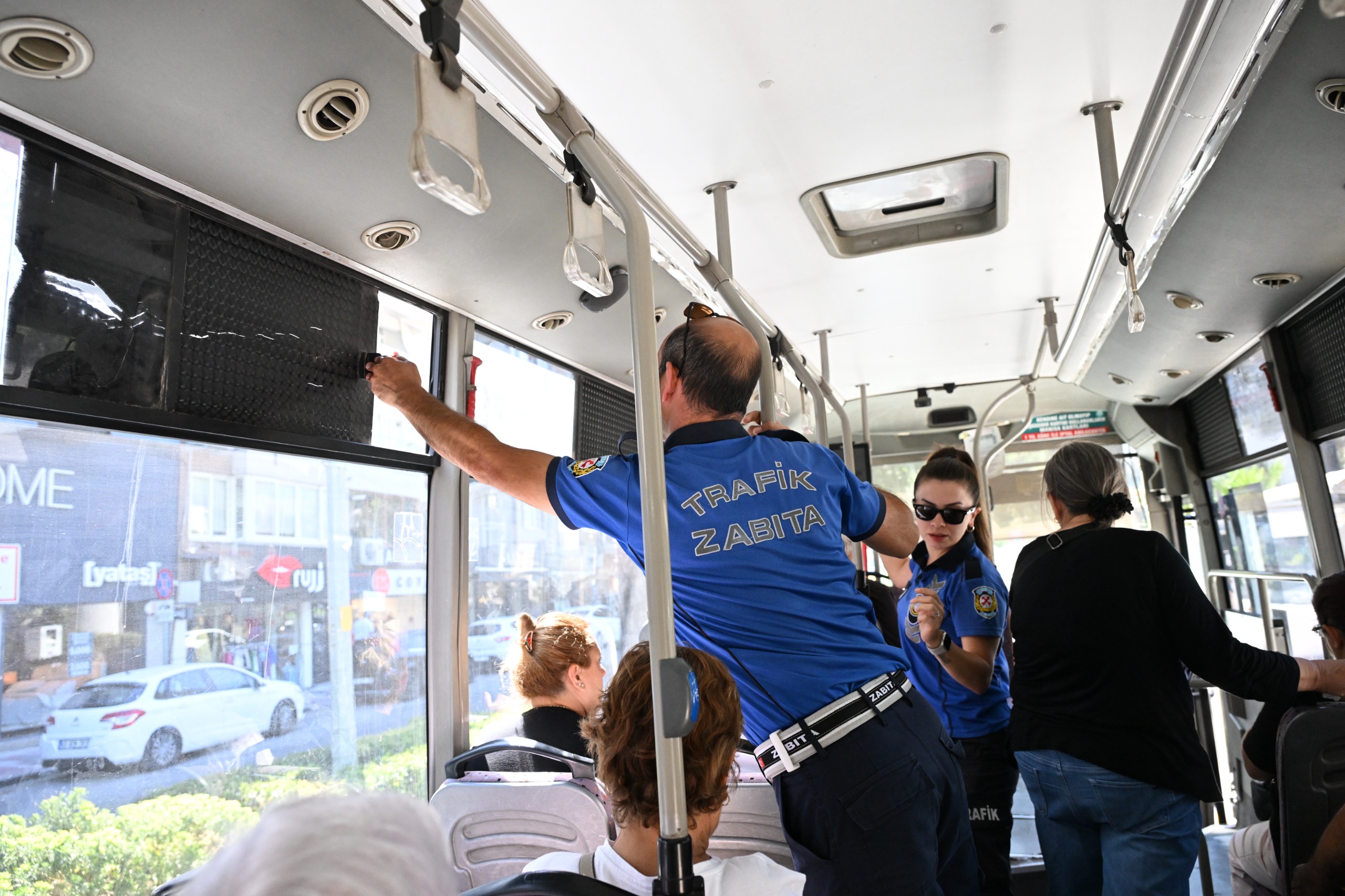 Manisa'da Toplu Taşıma Araçlarına Klima Denetimi