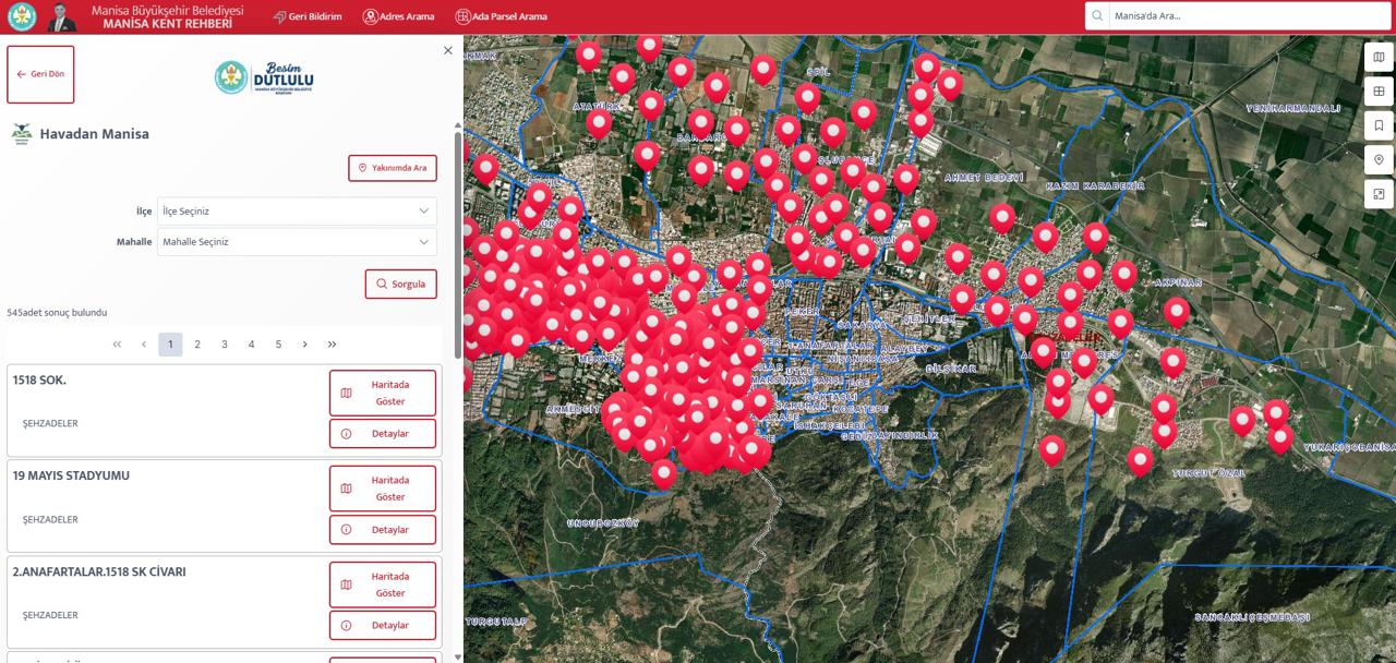 Vatandaşlar Manisa'yı havadan izleyebilecek!