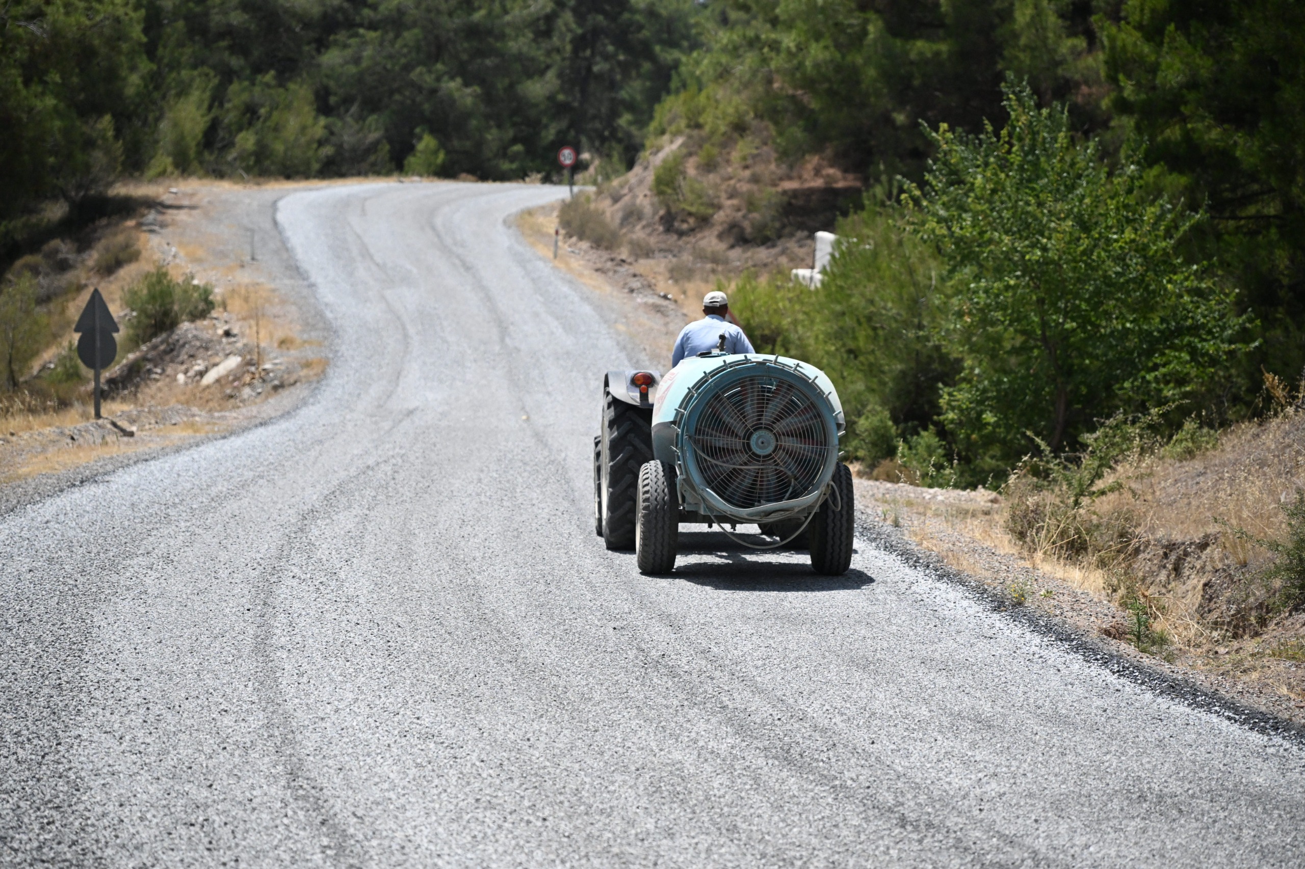 Akhisar ve Turgutlu’ya 22 Kilometrelik Yol Çalışması