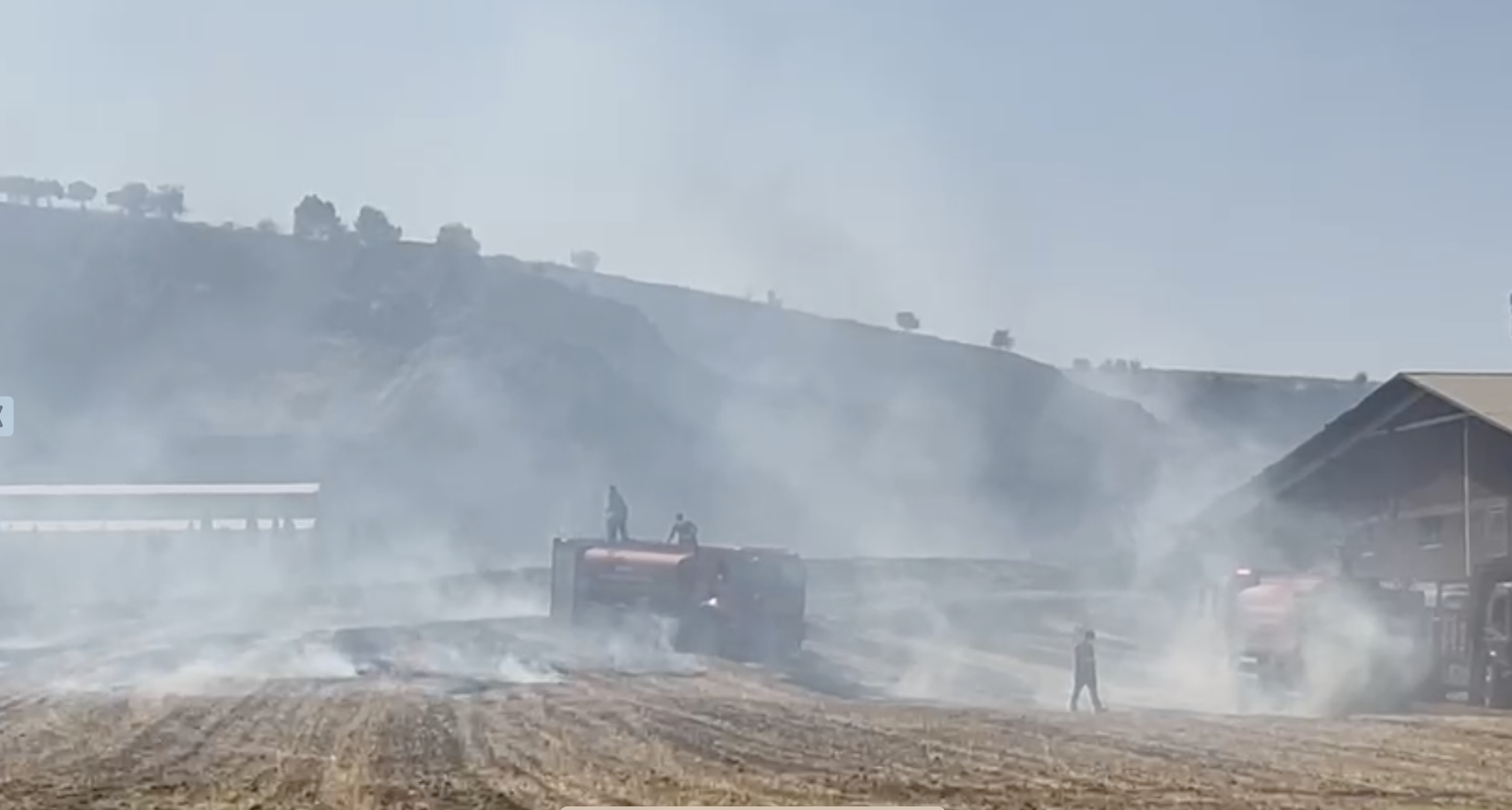 Fabrikaları tehdit ediyordu! Yangın kontrol altında