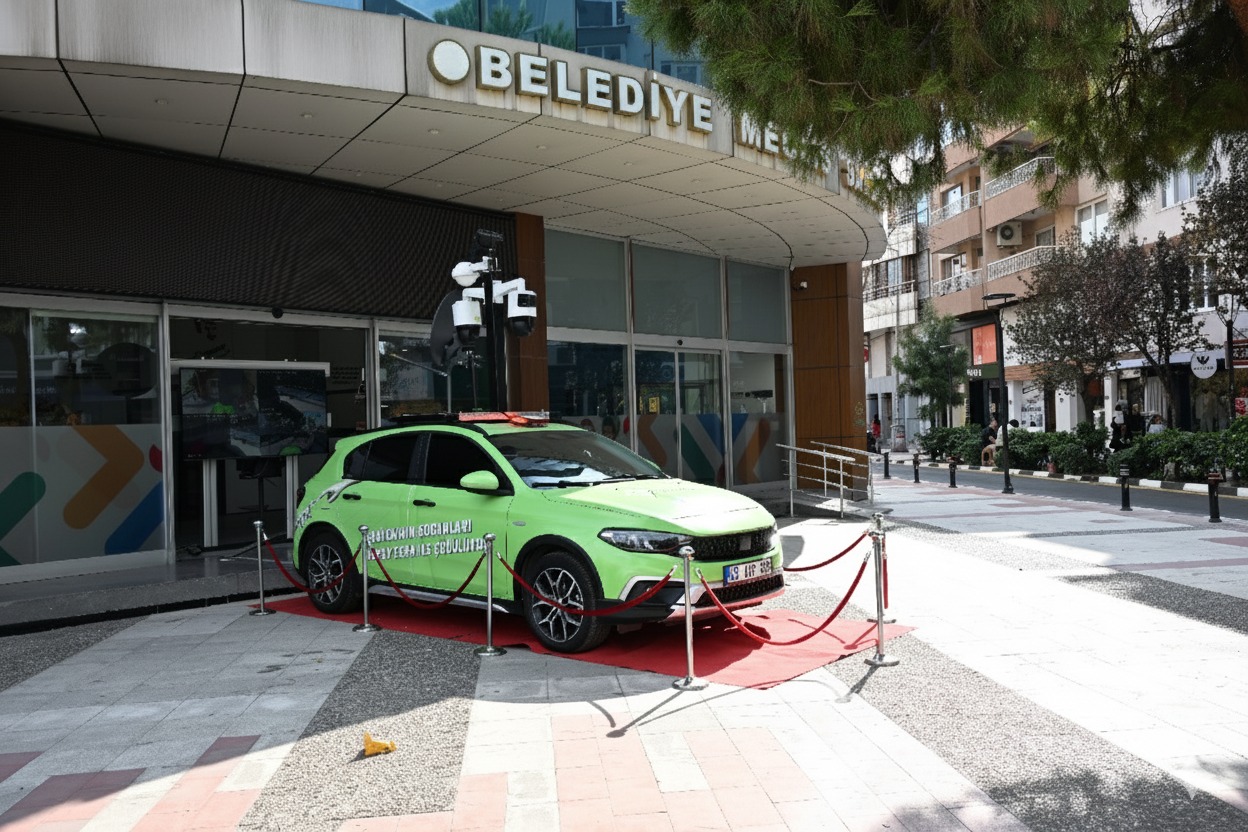 Manisa’da Yapay Zeka Destekli Mobil Denetim Aracı Sergileniyor