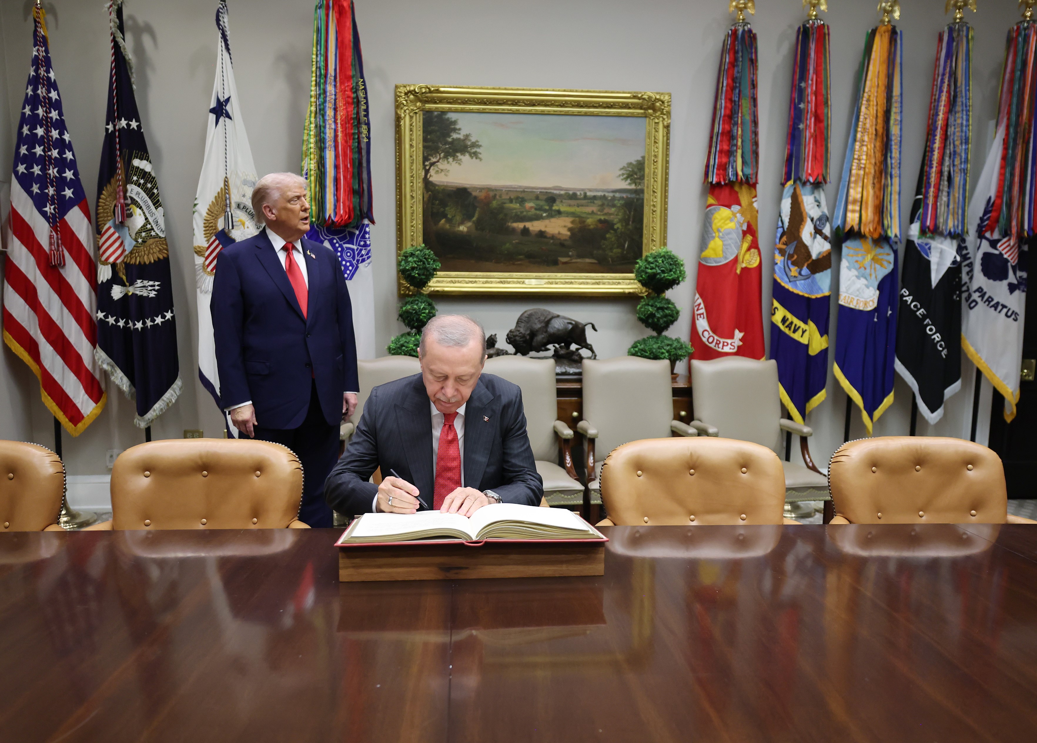 Washington'da tarihi zirve