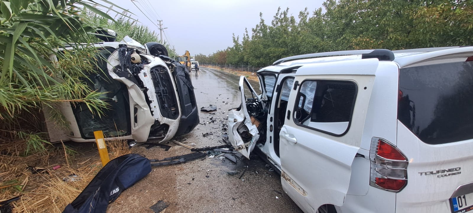 Turgutlu'da trafik kazası: 2 yaralı