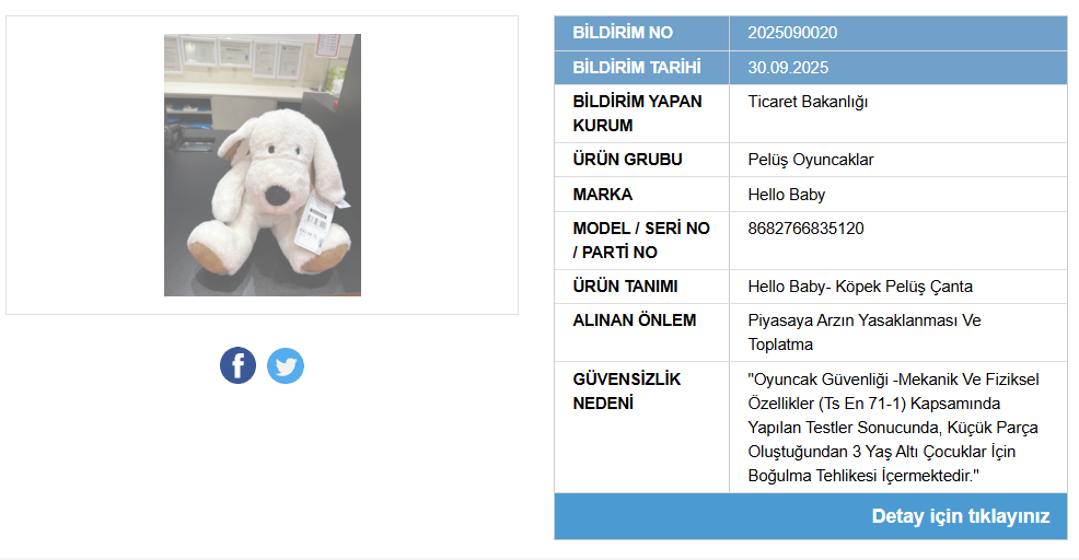 Oyuncaklarda büyük tehlike: Bakanlık piyasadan toplatıyor!
